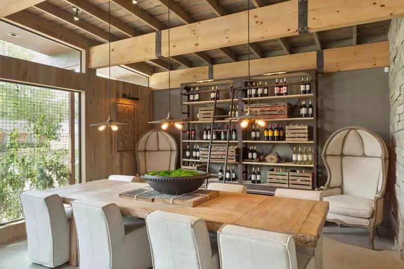 Dining Room with Wine Storage