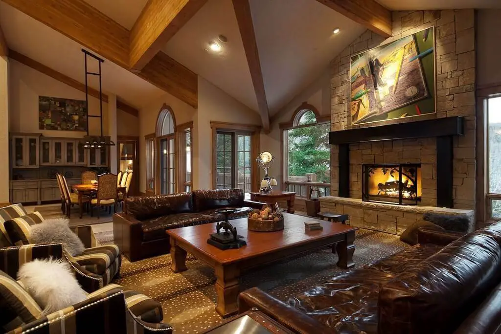 Living Rooms with Fireplaces
