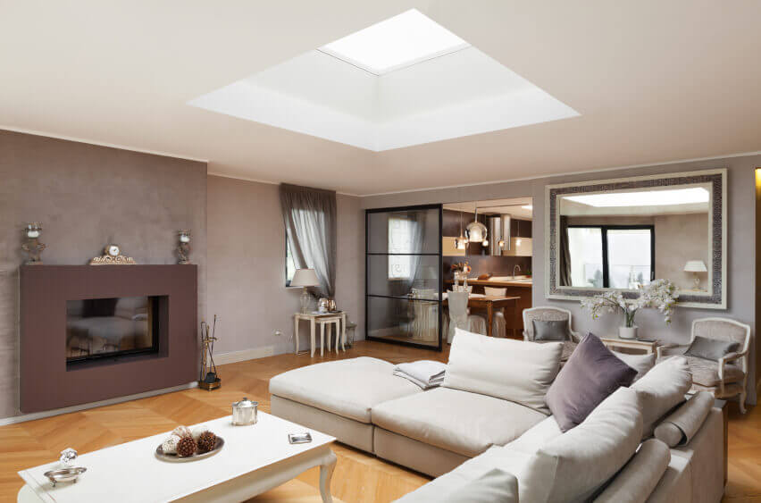 Living Rooms with Skylights