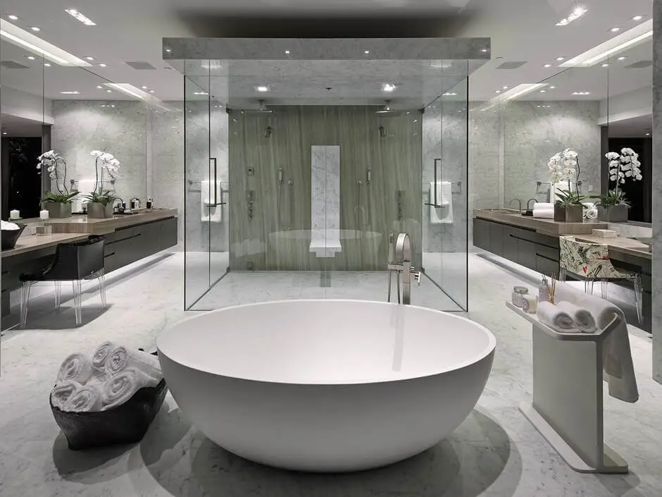 Luxury White Bathroom Designs