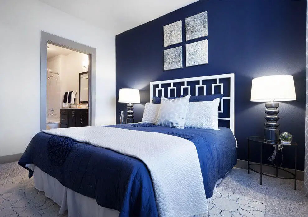 Master Bedrooms Blue Walls
