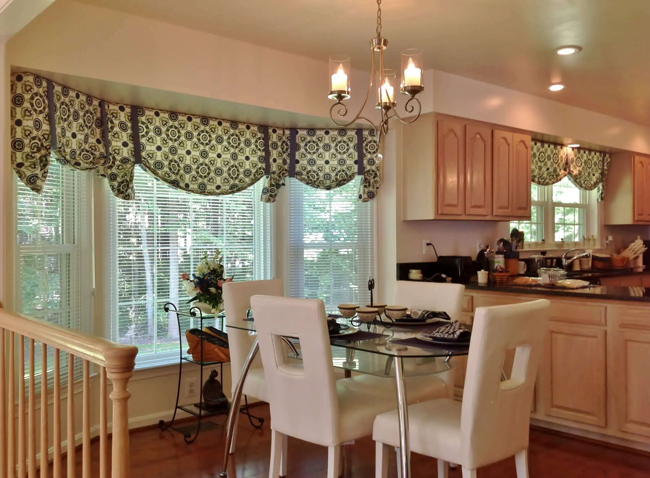 Contemporary Kitchen Curtains and Valances