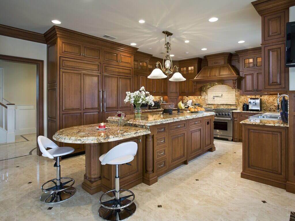 Kitchen Island with Seating for Two