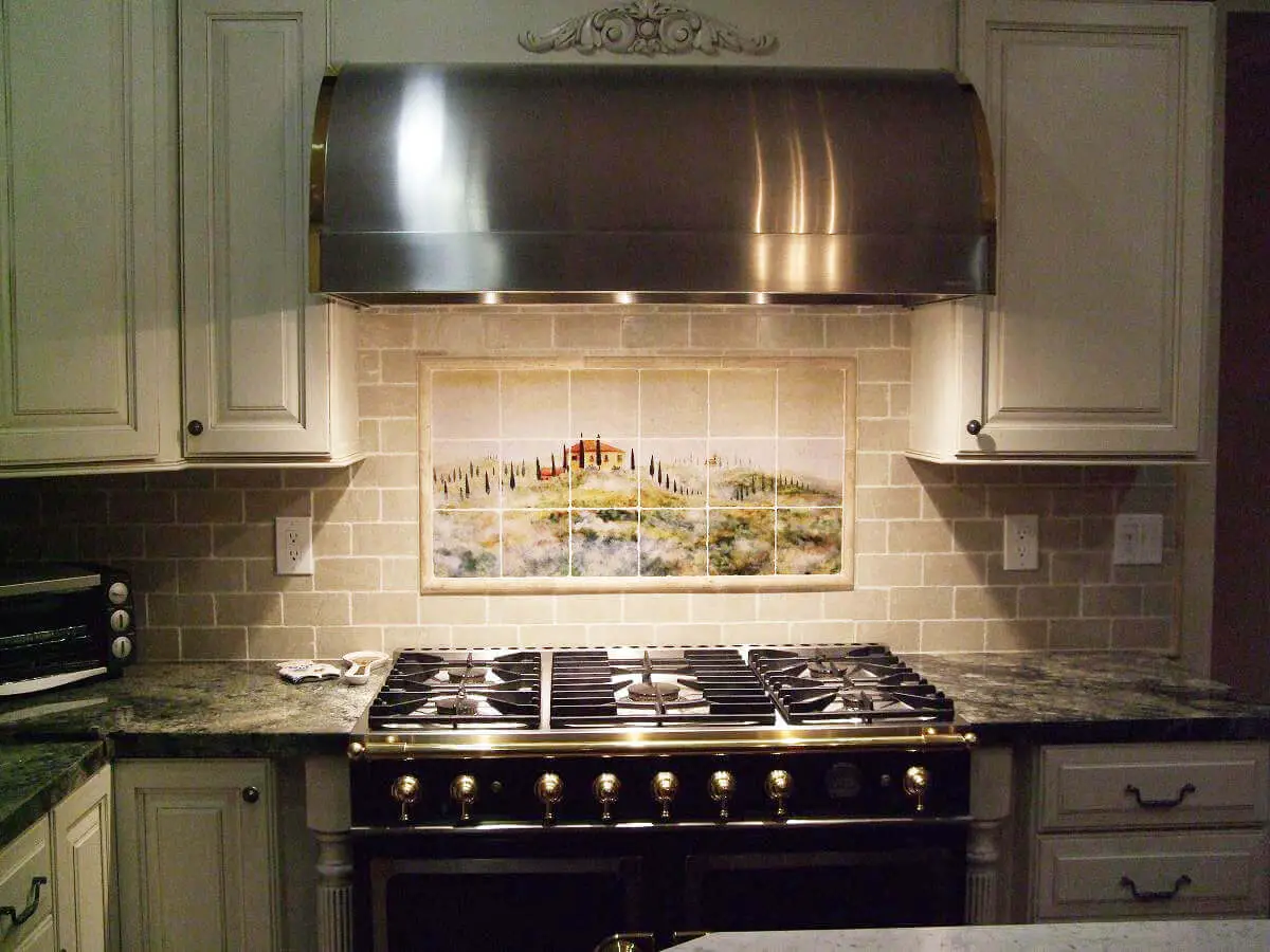 Modern Kitchen Subway Tile Backsplash