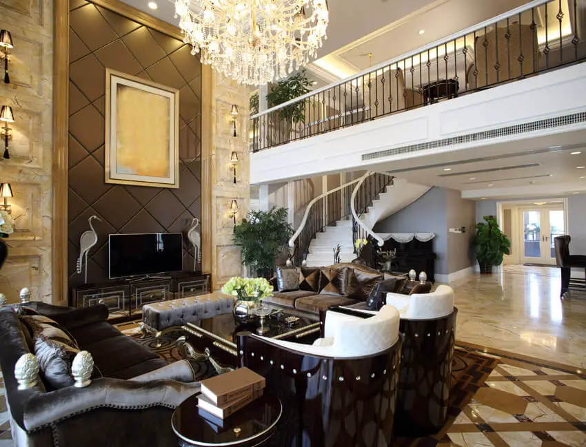 Formal Living Room With Open Balcony