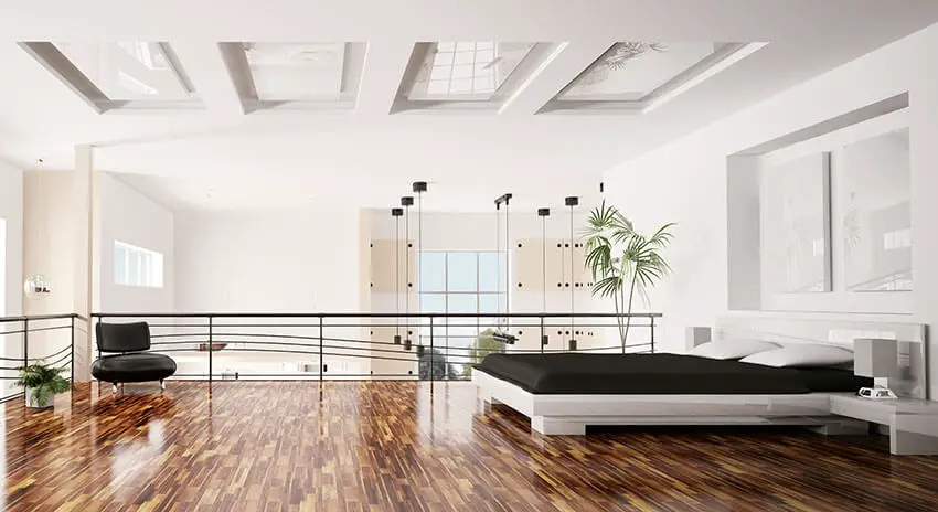 Modern Bedroom Interior Panorama 3D