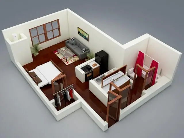 Very small apartment design