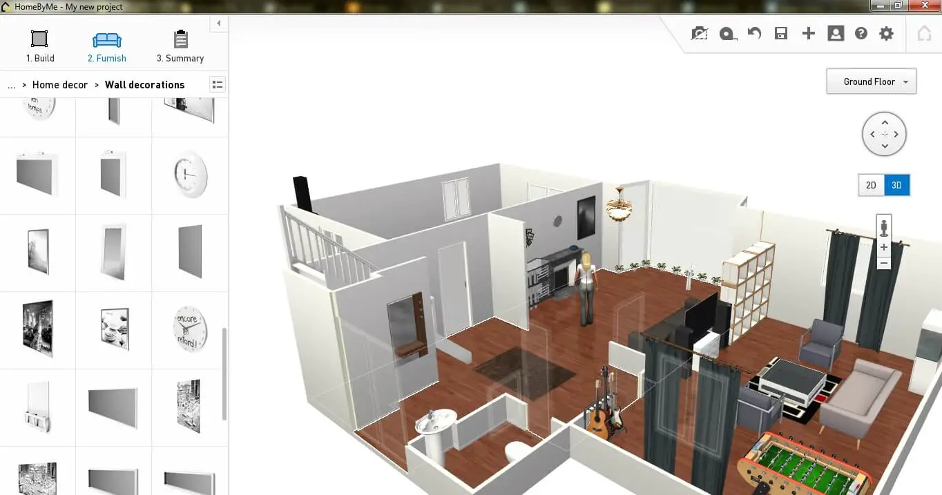 homebyme 3d software for designing plans online