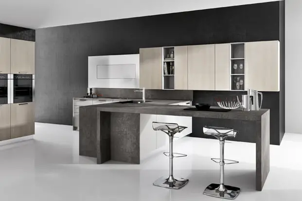 Modern kitchen design for apartment