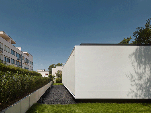 Prefabricated house with folding panels