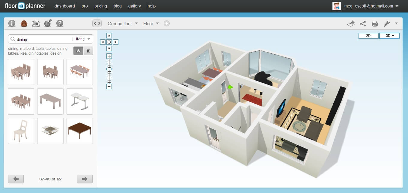 free online 3d home design tool