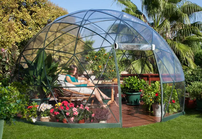Dome Design for Terrace or Garden – Interesting Alternative to Protect Yourself from the Sun and Cold